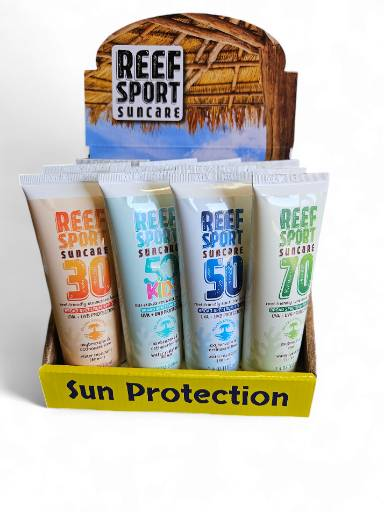 REEF LOTION w/ Kids - 3.4oz - SUNSCREEN DISPLAY - 16pcs