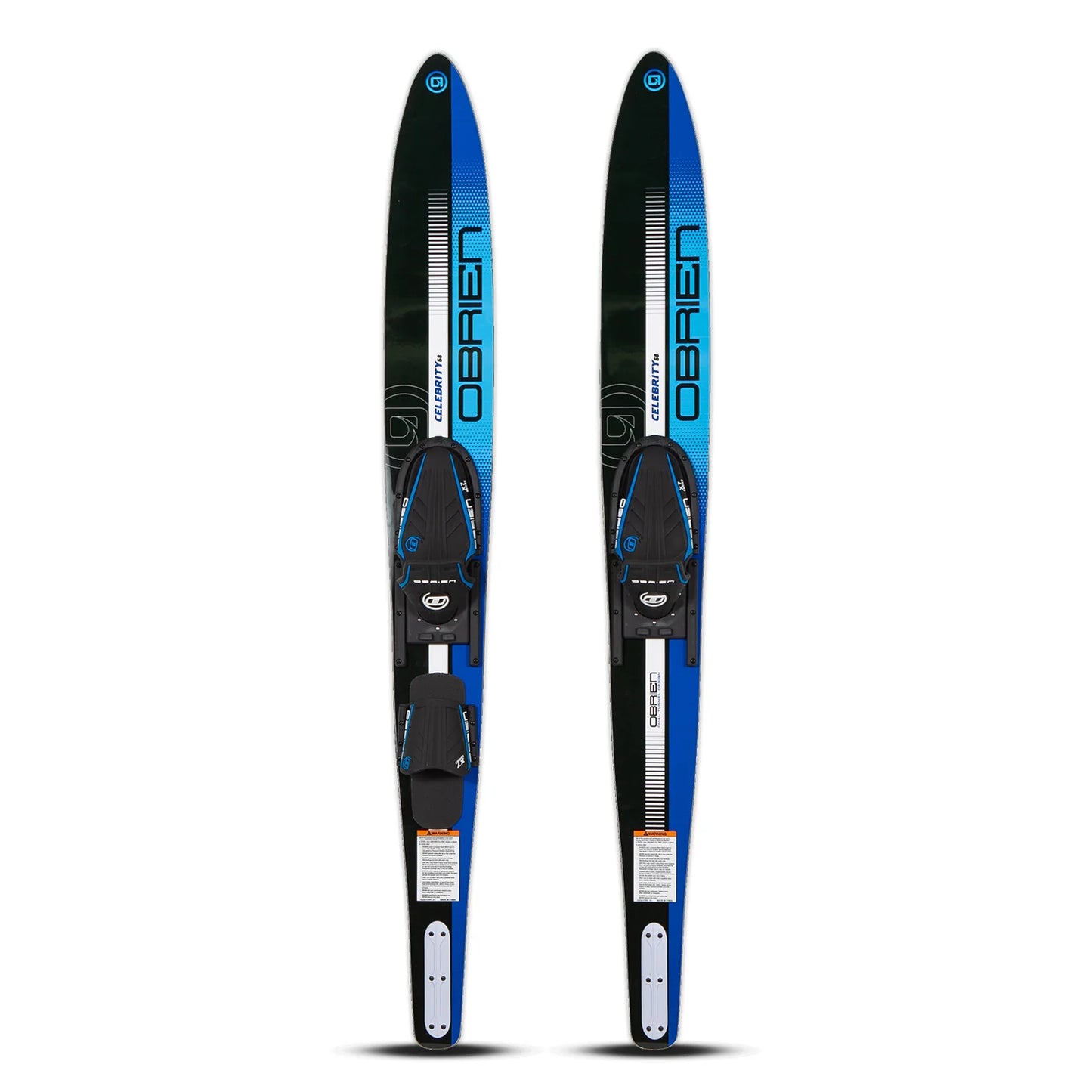 O'Brien Combo Celebrity 68" Water Skis, Blue with X7 & RT Bindings