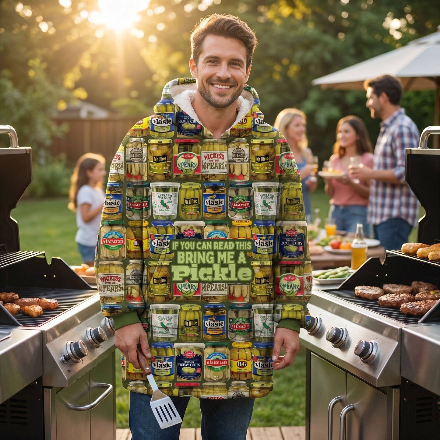 Brief Insanity Pickle Blanket Hoodie