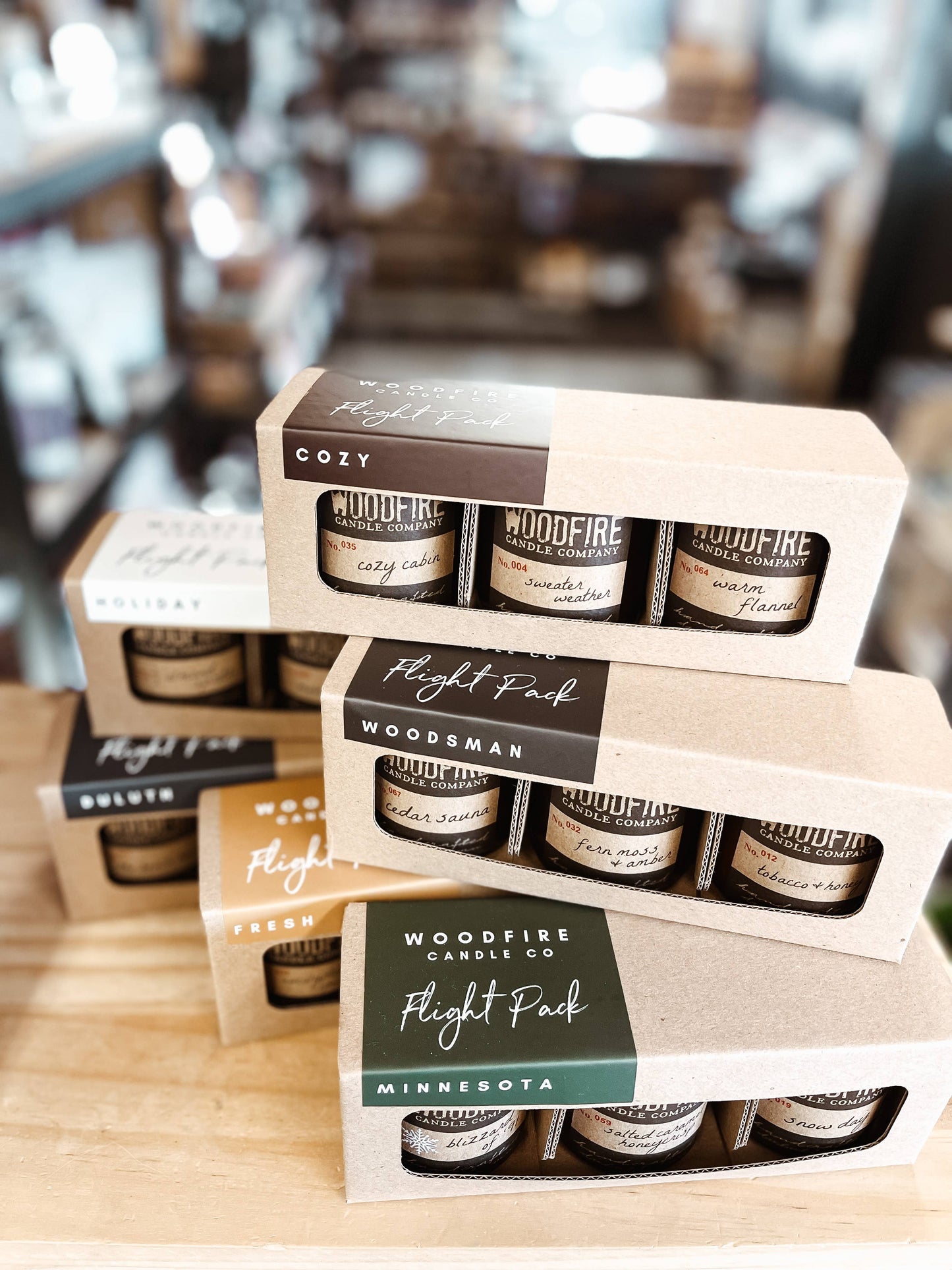 Woodfire Candle Flight Pack - Duluth Minnesota