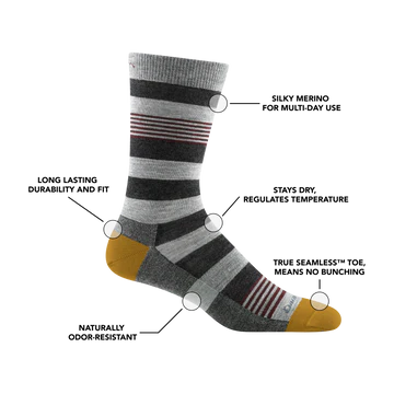 Men’s Oxford Crew Lightweight Lifestyle Sock