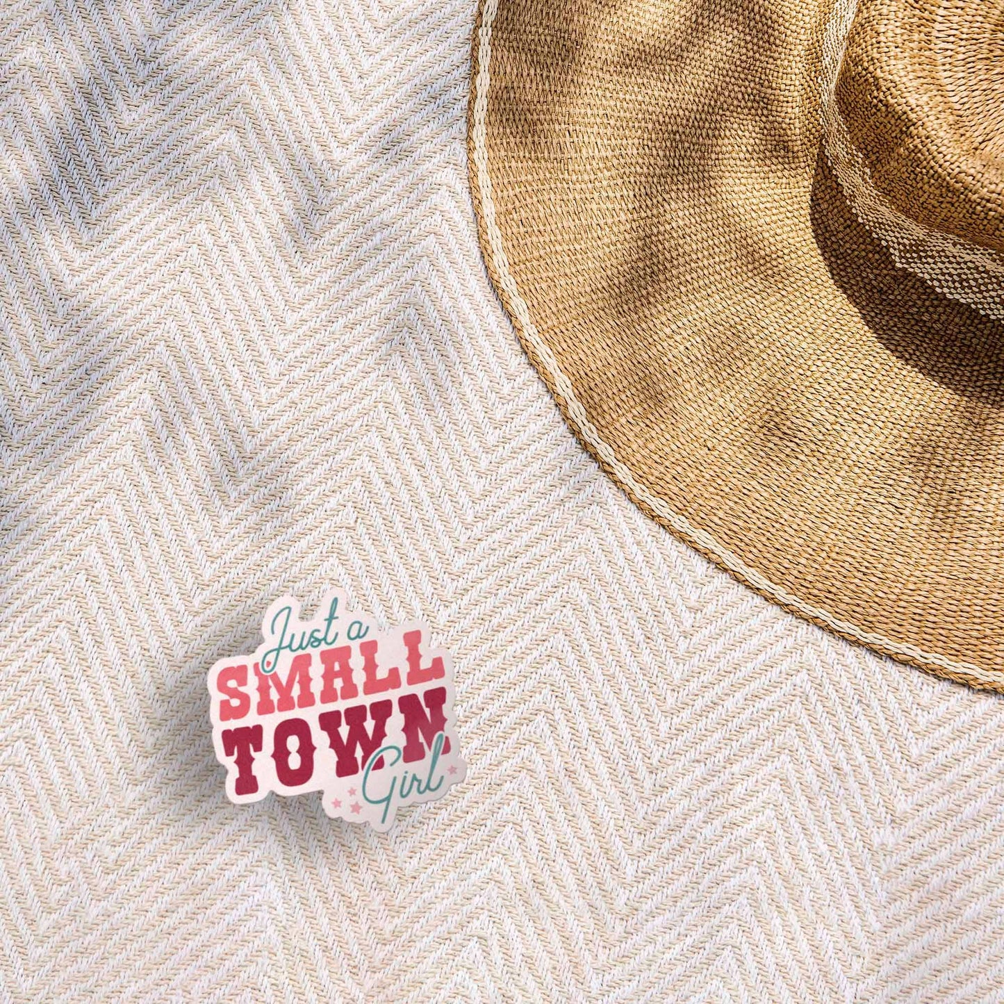 Just a Small Town Girl Cute Sticker for Hydroflask