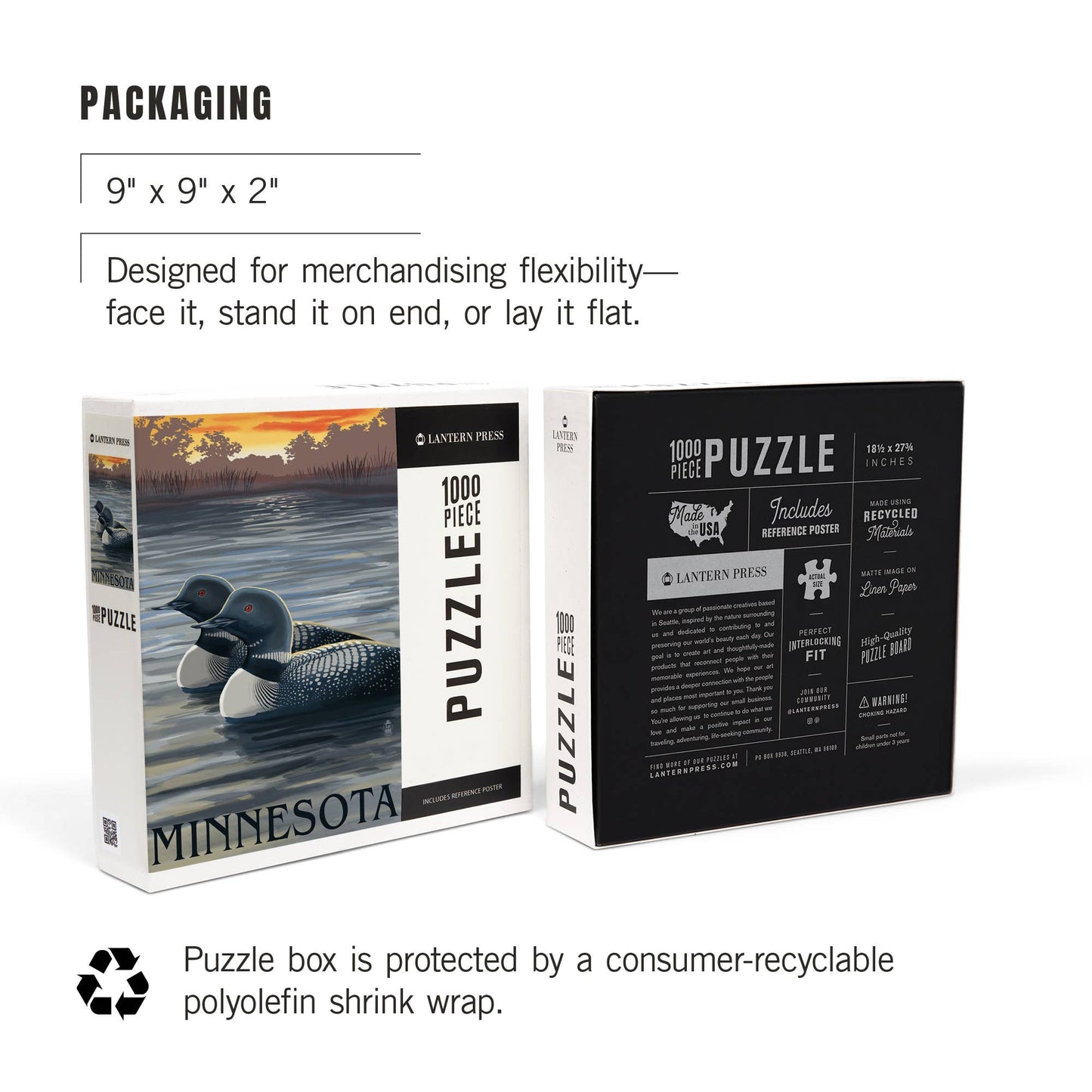 1000 PIECE PUZZLE Minnesota Loons