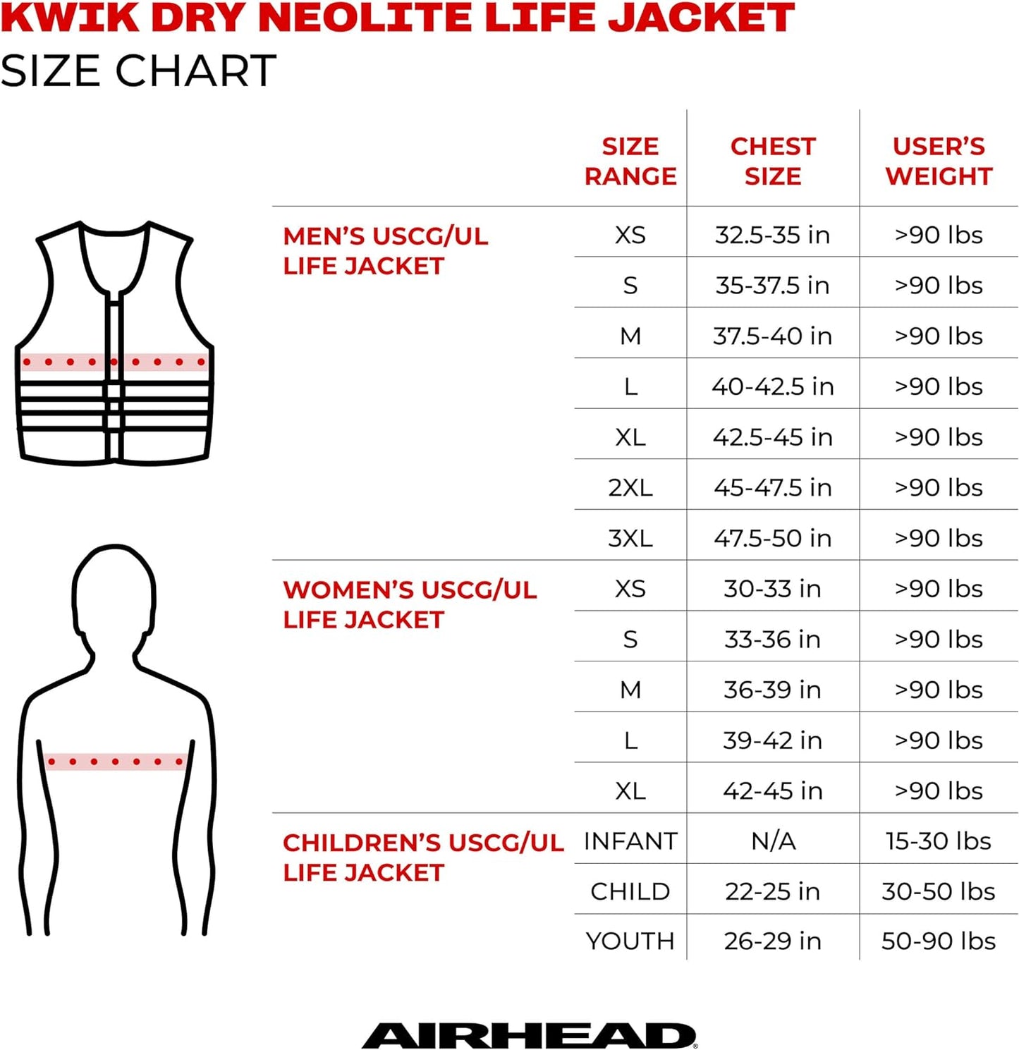 Airhead Kwik-Dry Life Vest