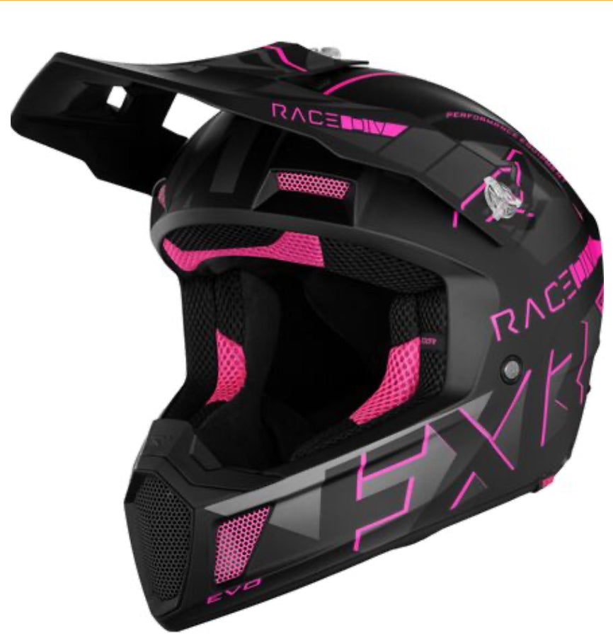 fxr motorcycle helmet FXR Clutch EVO Helmet, Electric Pink – MN Tru North