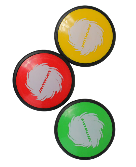 Swimline Disc Skippers Swimming Pool Game - 10" - Set of 3