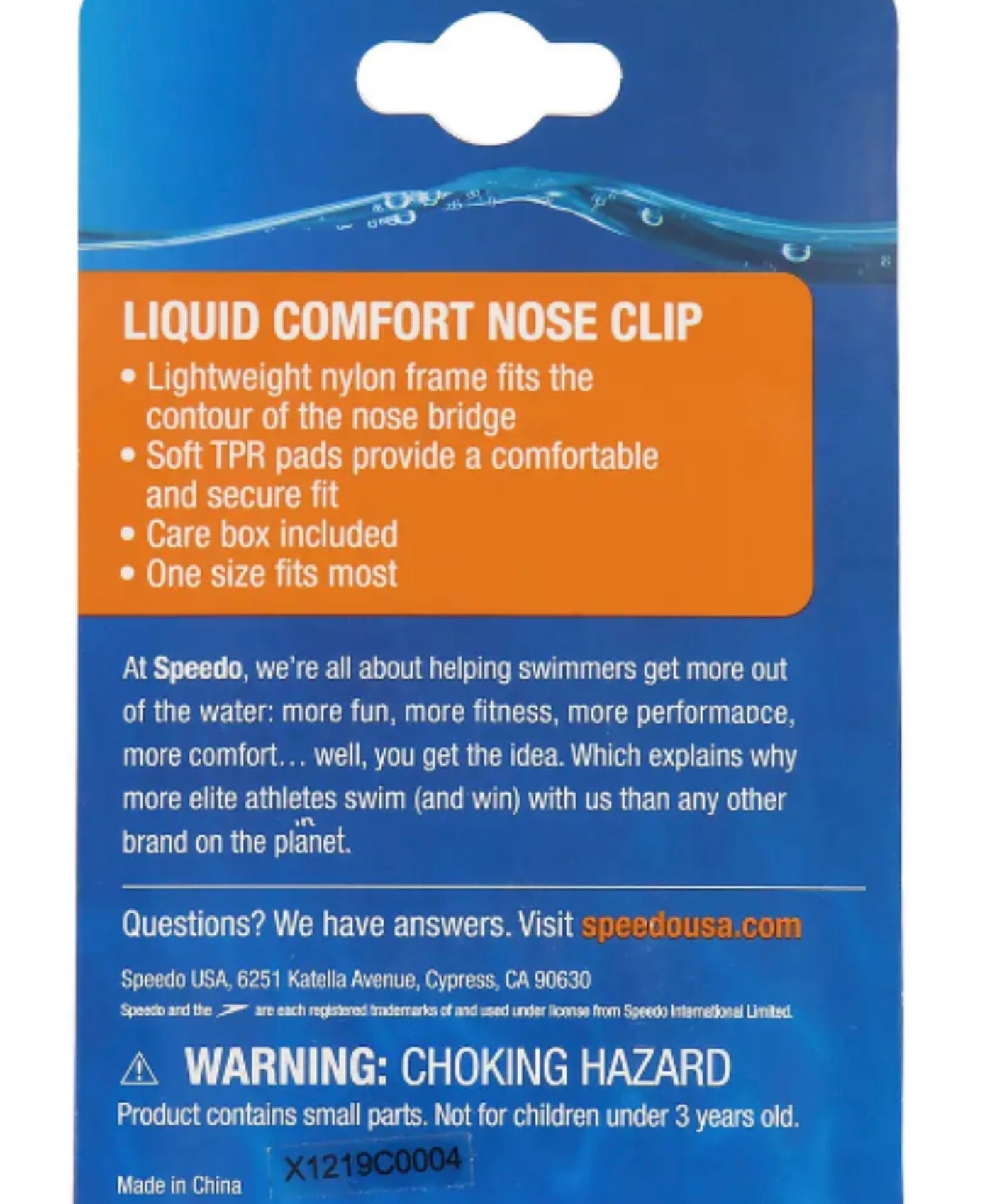 Speedo Liquid Comfort Nose Clip