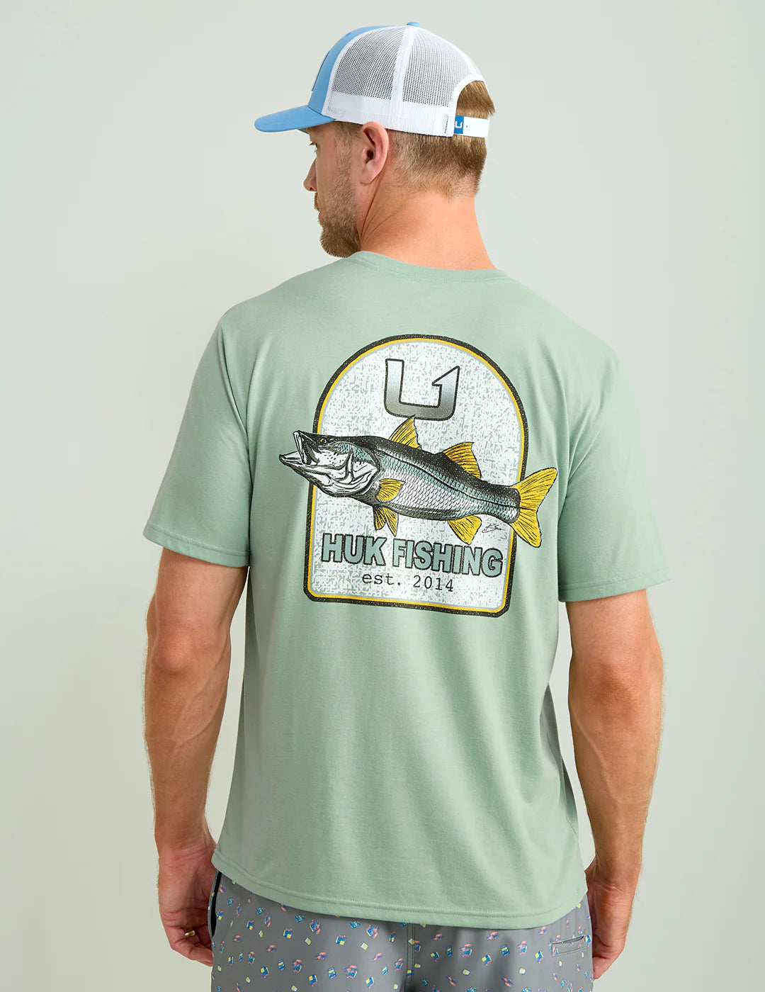 HUK Men's KC Badge Series Tee