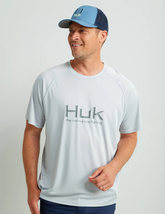 HUK Men's Pursuit Short Sleeve Performance Crew
