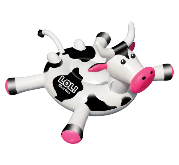 Swimline Giant Ride-On Crazy Cow Float