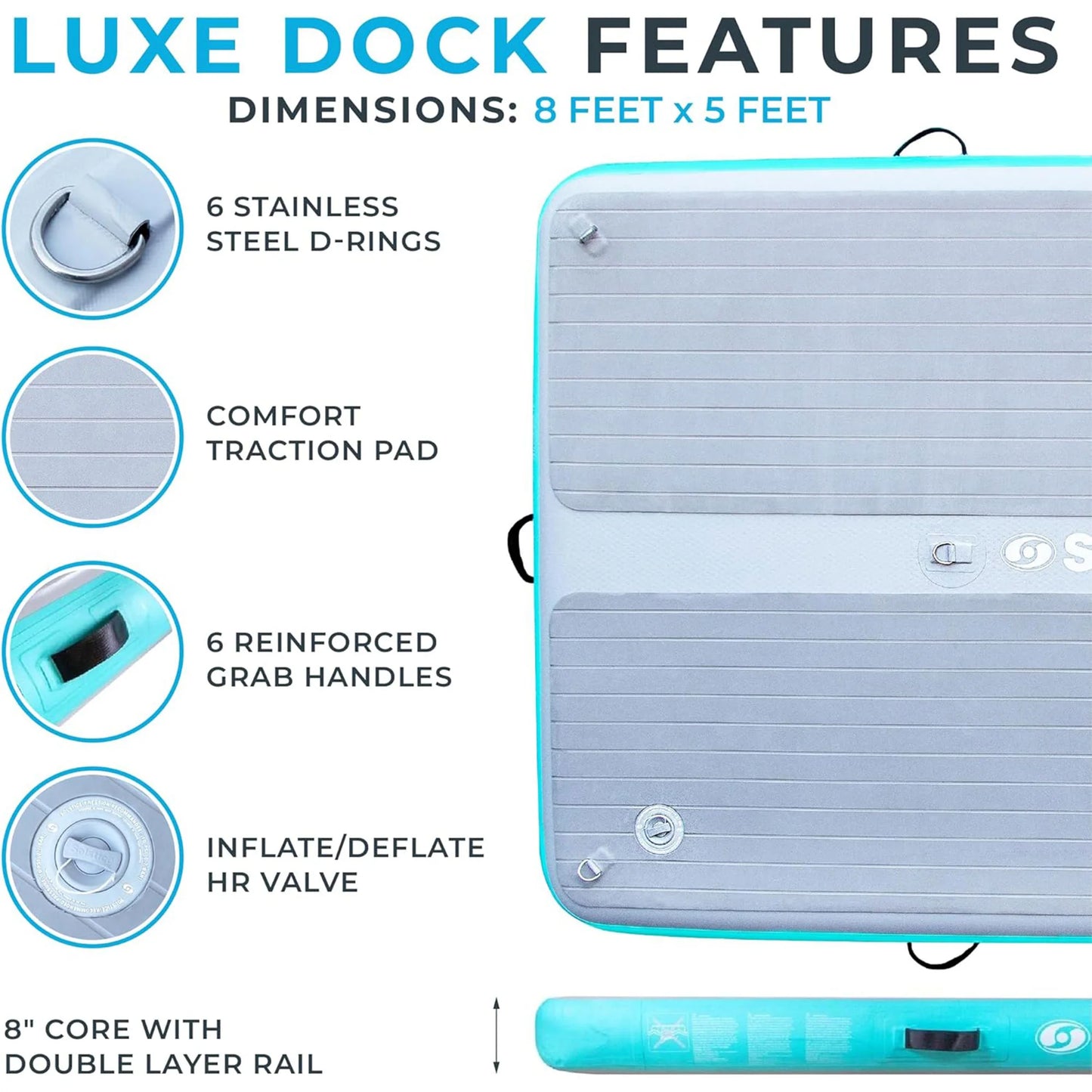 Solstice Inflatable Luxe Tract Dock