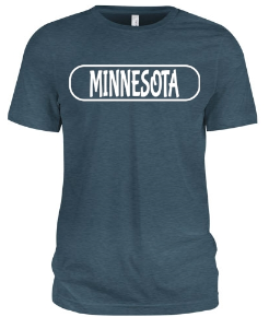 Minnesota Tee, Steel Blue