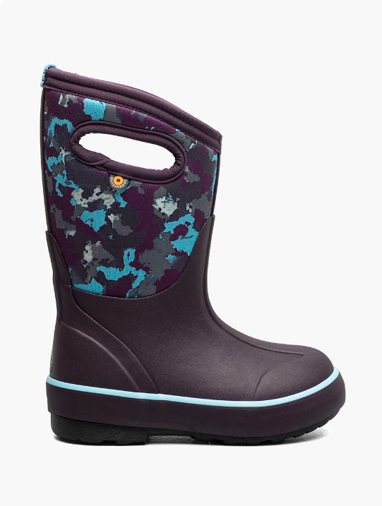 Bogs Big Kids 3 Season Boots Classic II Camo Texture