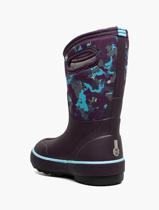 Bogs Big Kids 3 Season Boots Classic II Camo Texture