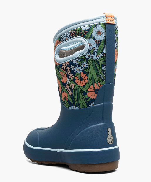 Bogs Big Kids Classic II Vintage Floral 3 Season