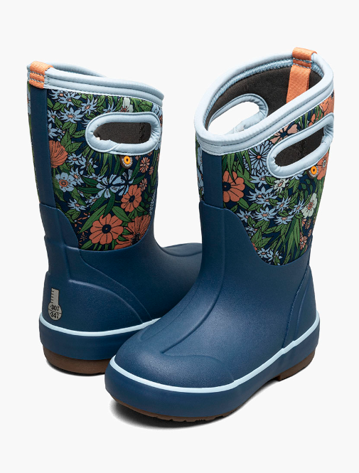 Bogs Big Kids Classic II Vintage Floral 3 Season