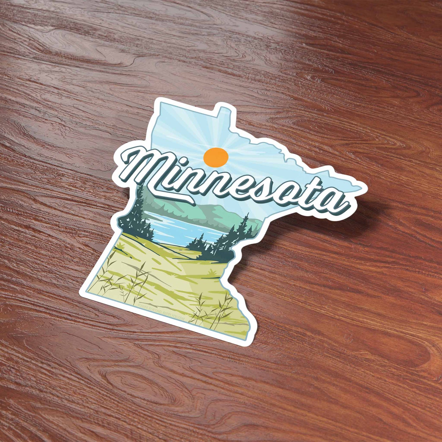 Minnesota Lakes Sticker