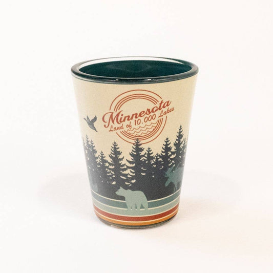 Minnesota Bottom Line Shot Glass