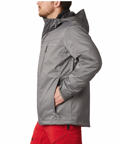Columbia Mens Whirlibird IV Interchange Jacket, City Grey Melange