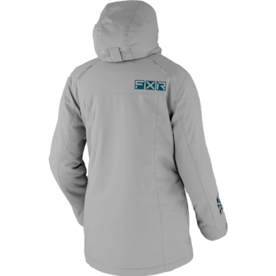 FXR Women's Aerial Jacket, Grey/Ocean