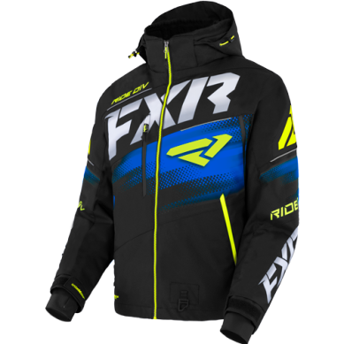 FXR Men's Boost FX  2-in-1 Jacket Black/Blue/HiVis