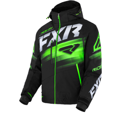 FXR Men's Boost FX 2-in-1 Jacket, Black/Lime