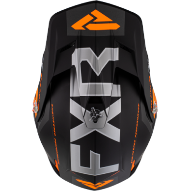 FXR Clutch EVO Helmet, Black/Orange