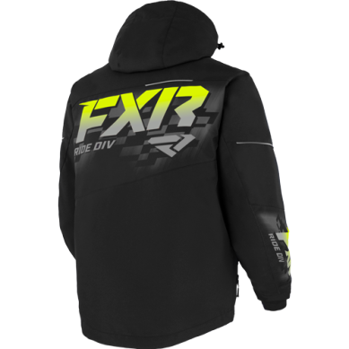 FXR Men's Boost FX 2-in-1 Jacket, Black/Hi Vis