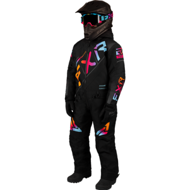 Child CX Monosuit, Black Spectrum