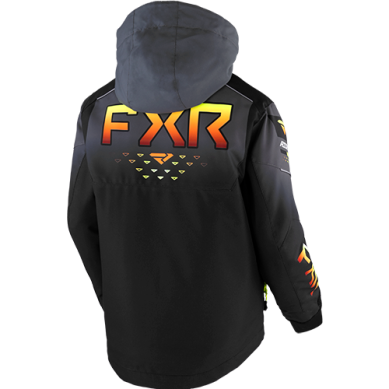 FXR Child Helium Jacket, Black/Char/Inferno