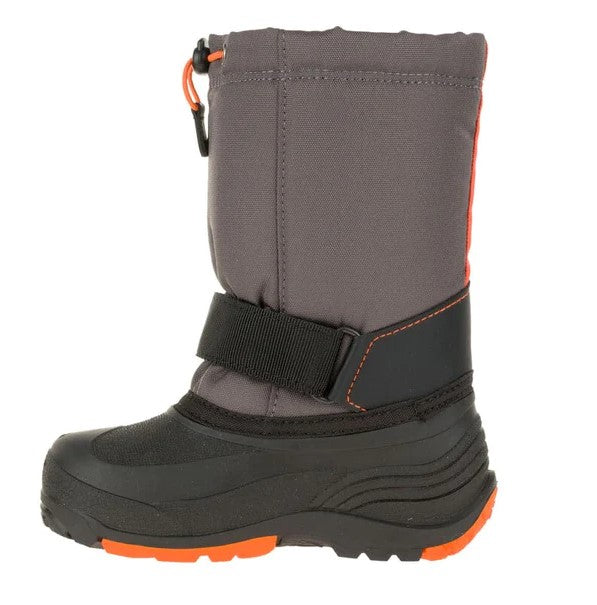 Kamik Kids Rocket Boot, Charcoal/Flame