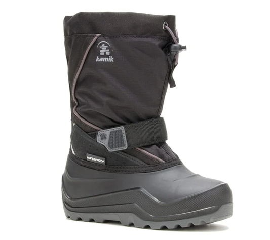 Kamik Kids Snowfall, Black/Char