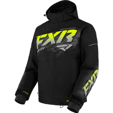 FXR Men's Fuel Jacket, Black/HiVis