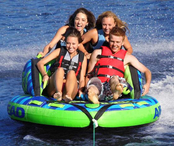Airhead Switchback 4 Rider Towable Tube