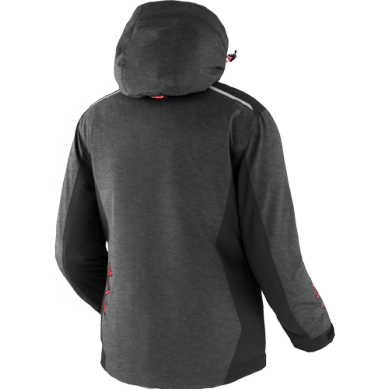 FXR Women's Pulse Jacket, Mid Grey/Coral