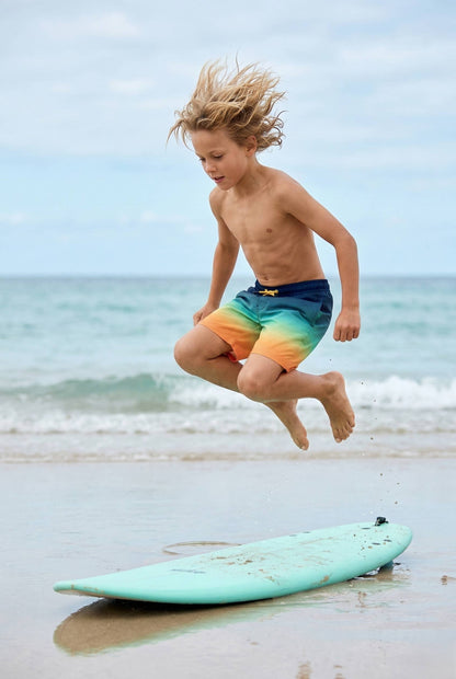 Boy‘s Swim Shorts with Compression Liner Quick Dry Swimwear