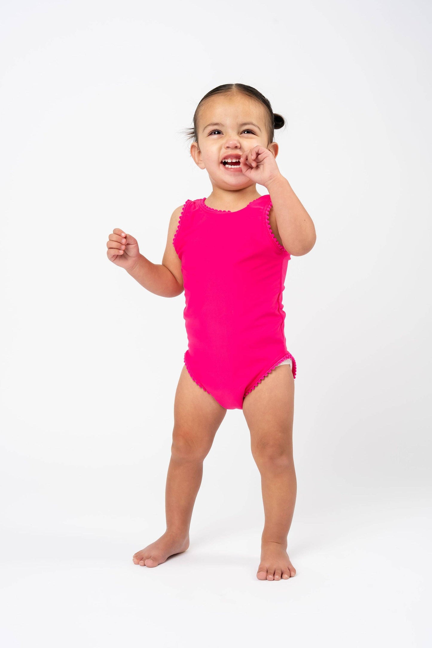 Hibiscus Bow Tie Kids One Piece