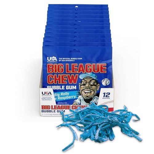 Big League Chew Big Rally Blue Raspberry 2.12oz