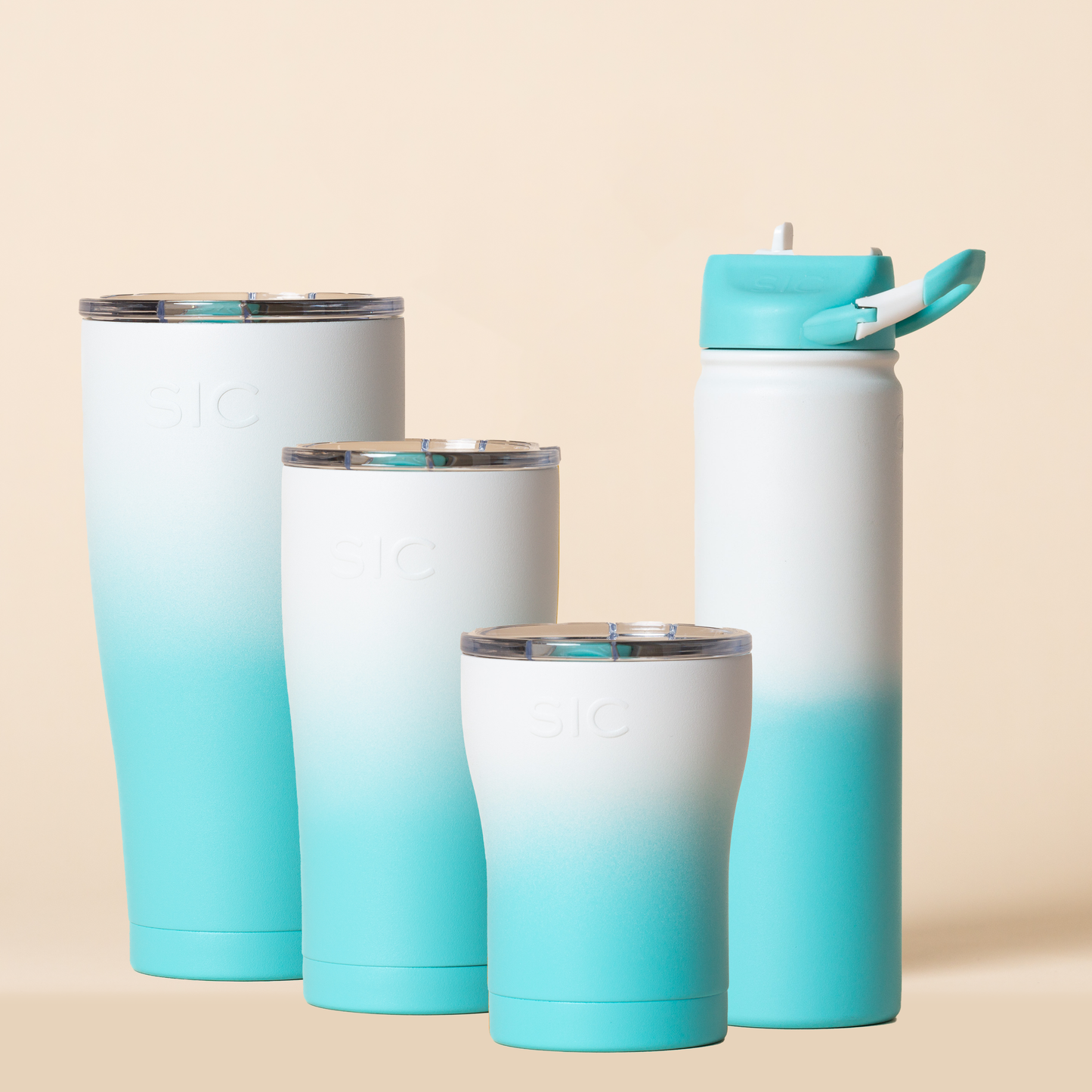 SIC | "Whitecap" Stainless Steel Tumblers and Water Bottles