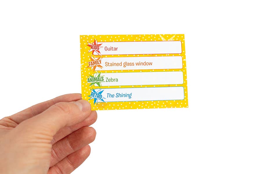 Family Charades Retro Design