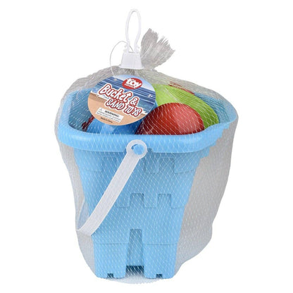 Bucket And 6pc Sand Toys