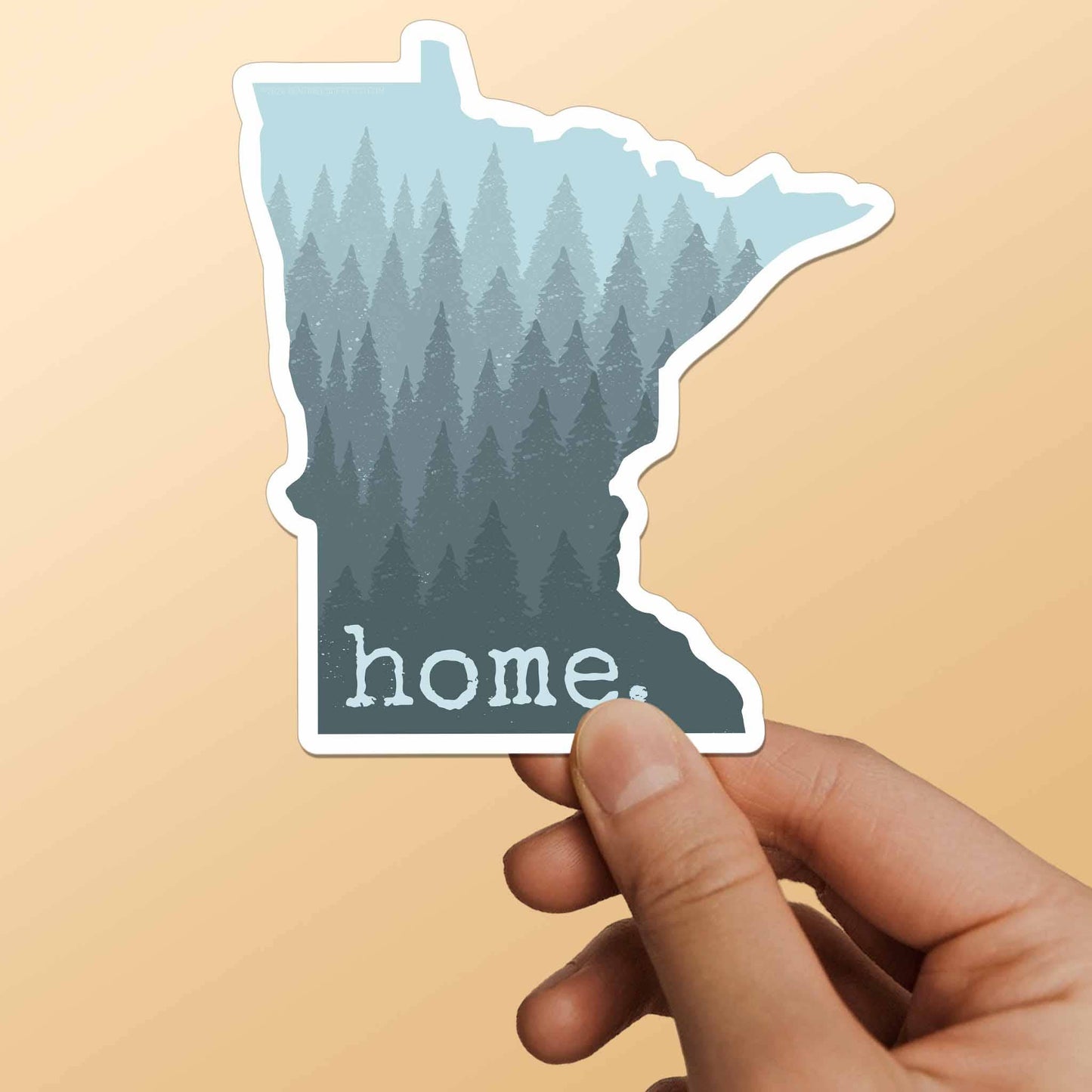 Sticker -  Minnesota Midwest Forest Nature Decal large
