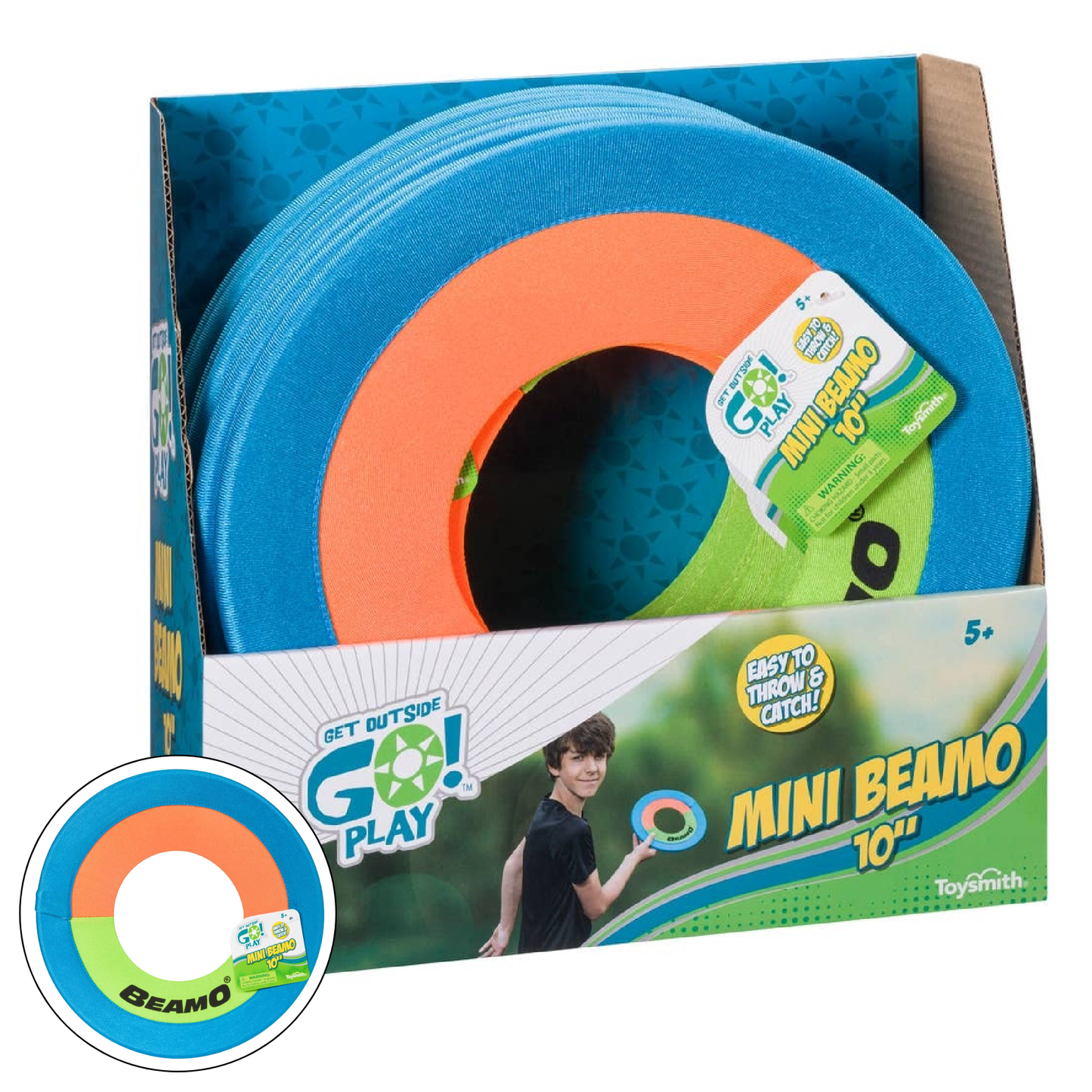 Get Outside GO!™ Play 10" Beamo-Flying Disk-Outdoor Play