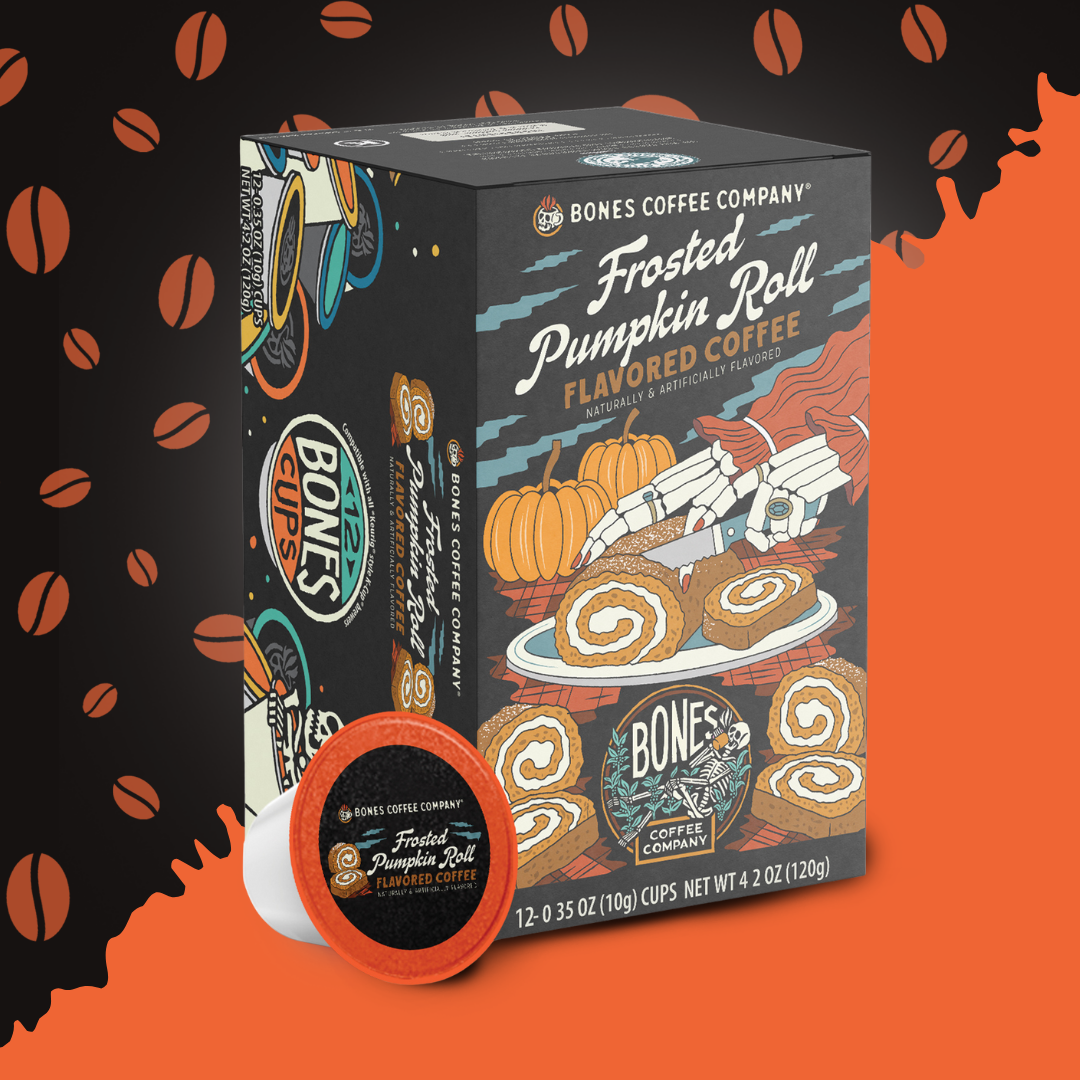 Frosted Pumpkin Roll Coffee Pods | 12 | Flavored Coffee