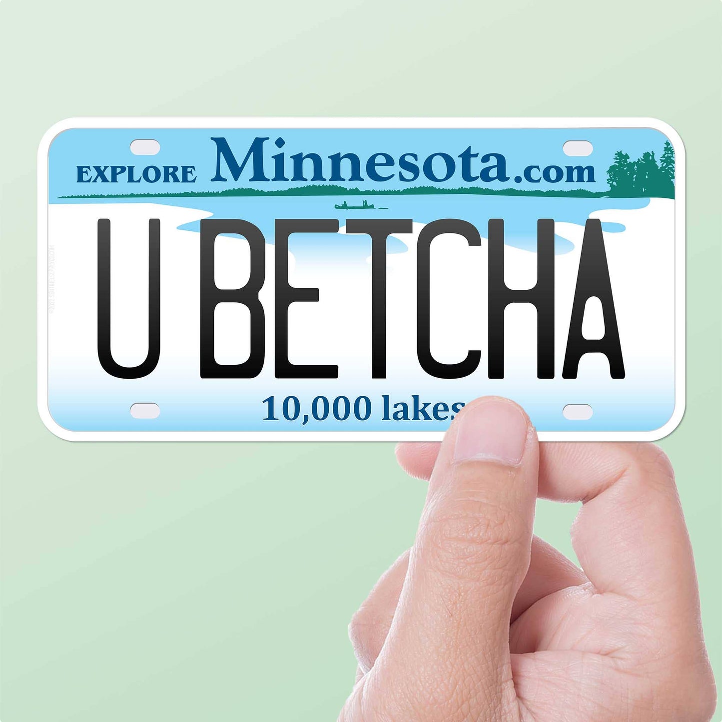 You Betcha Minnesota Bumper Sticker - Cute Midwest Decals