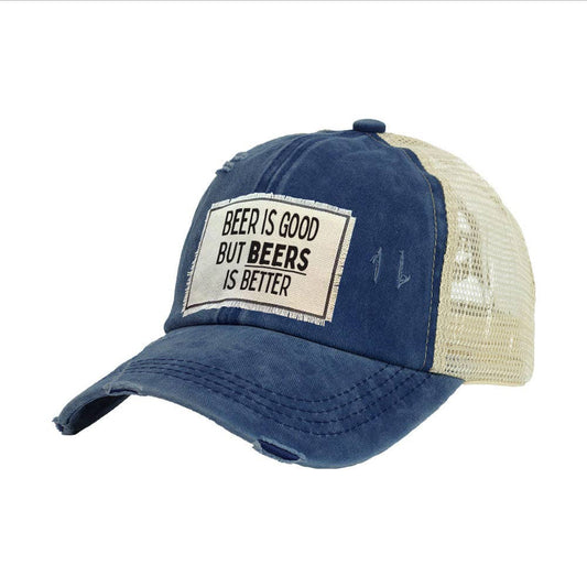 Beer Is Good But Beers Is Better - Vintage Distressed Trucke