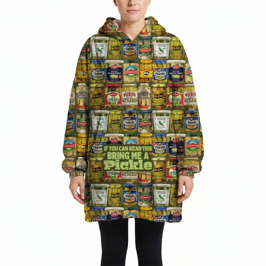 Brief Insanity Pickle Blanket Hoodie