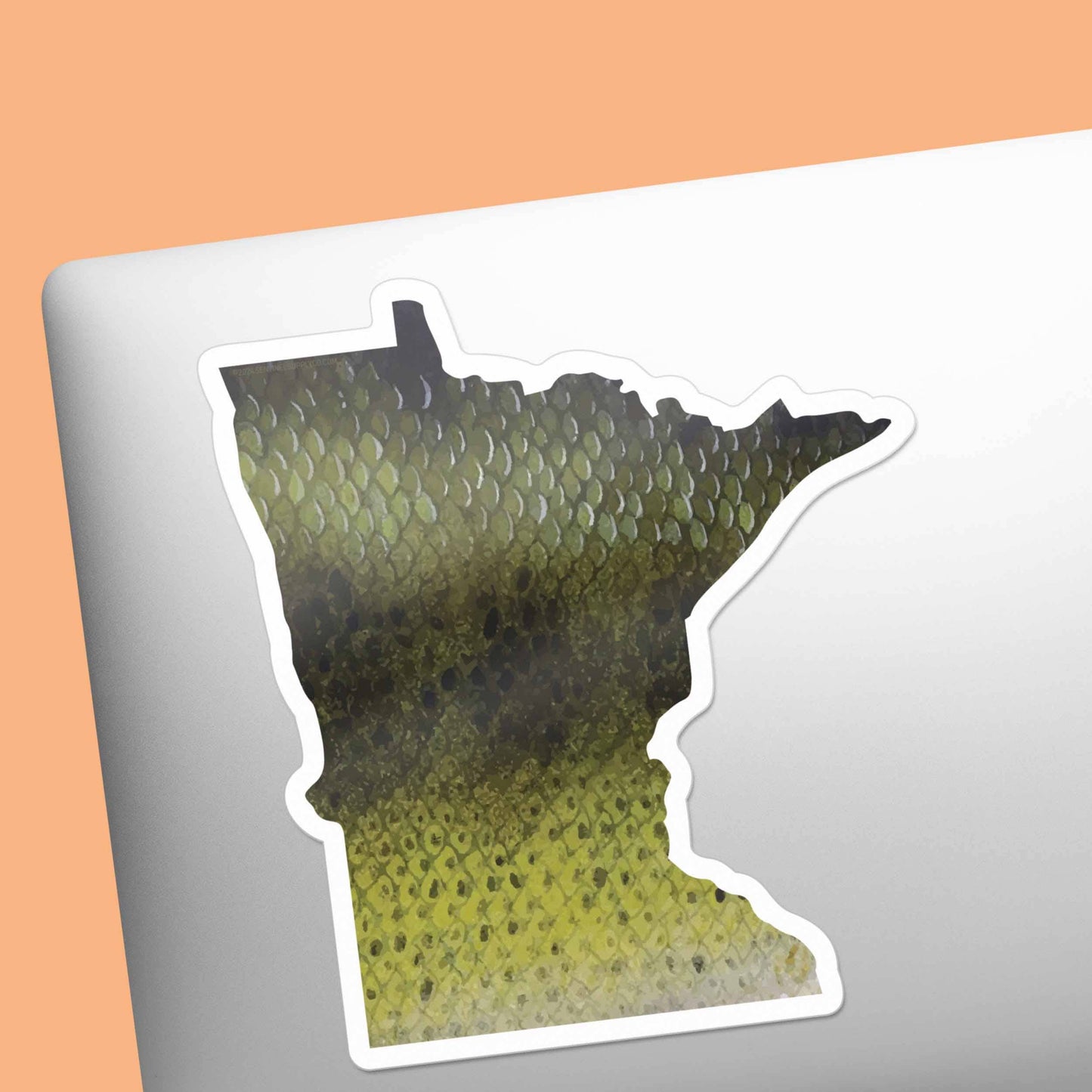 sticker Largemouth Bass Minnesota Fishing - MN Fish Decal