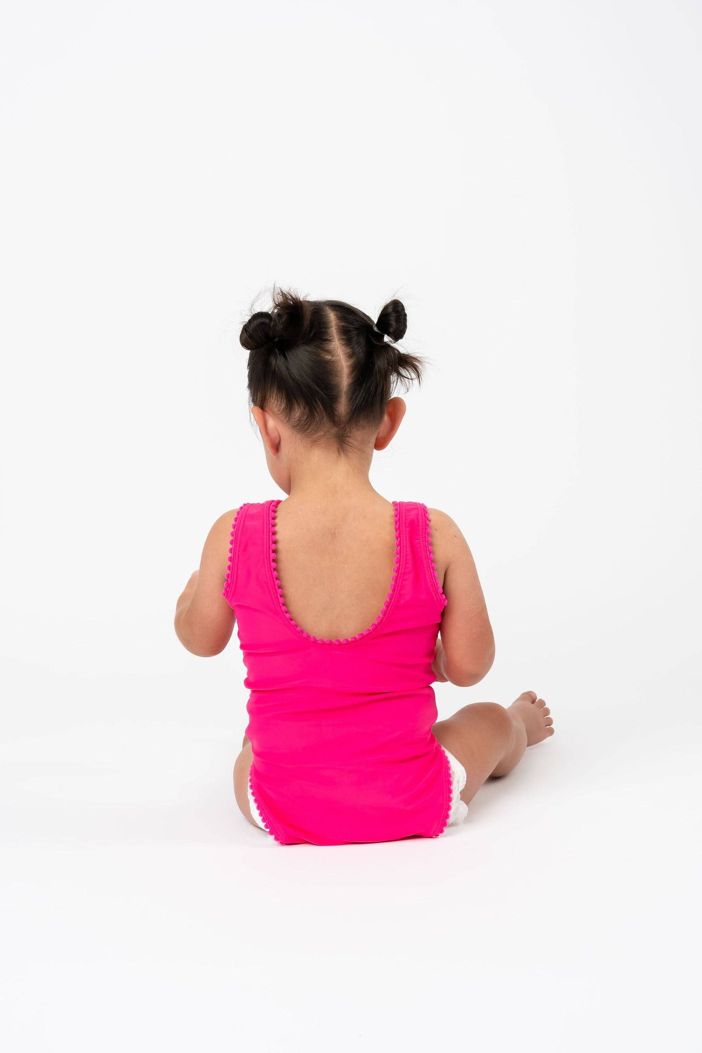 Hibiscus Bow Tie Kids One Piece