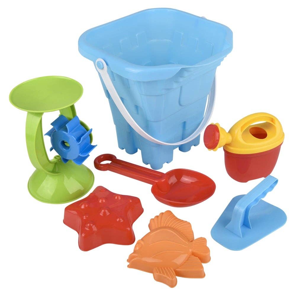 Bucket And 6pc Sand Toys